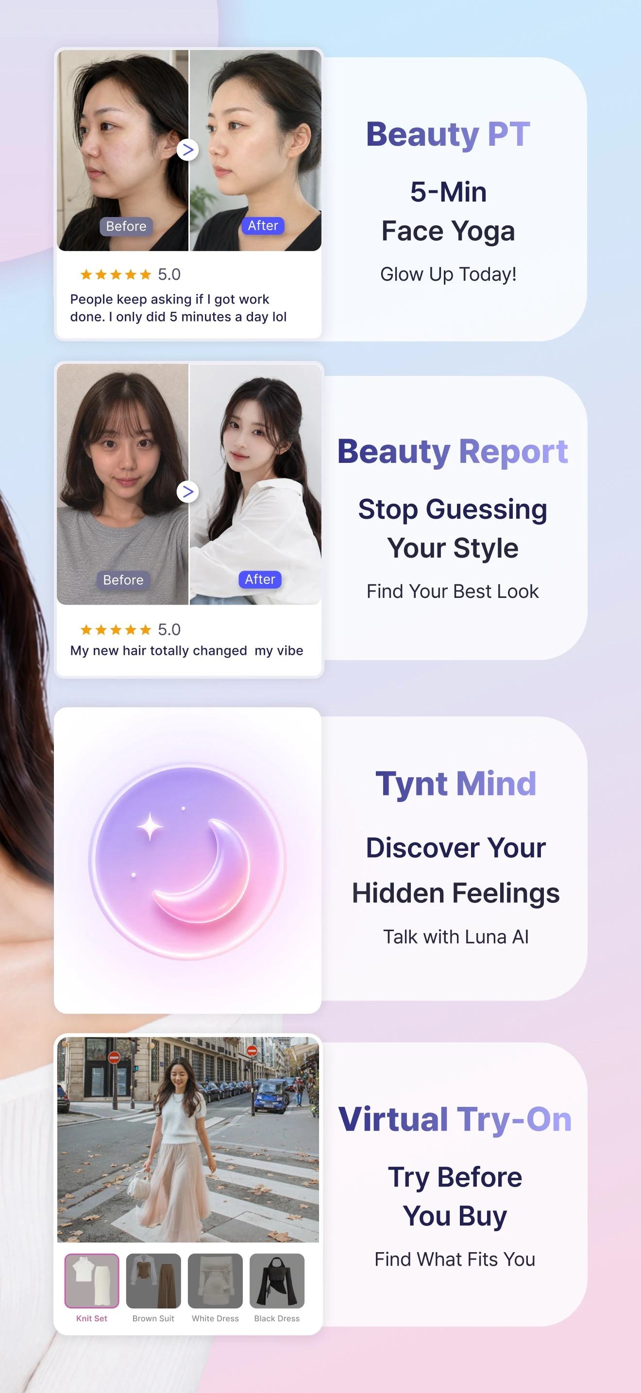 Tynt - AI Beauty & Lifestyle screenshot